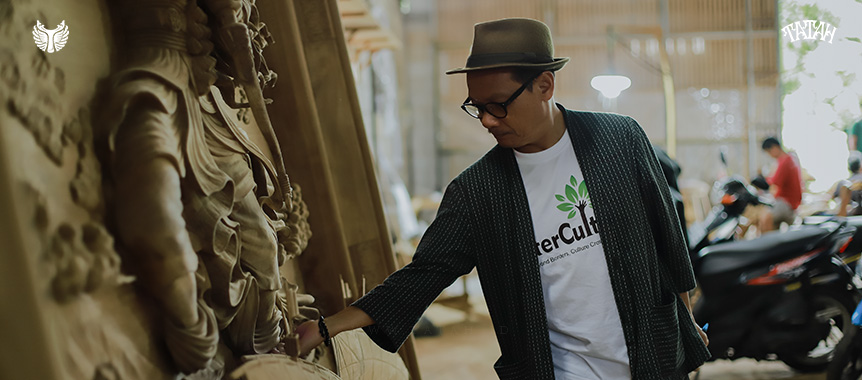 Suwarno Kurator Tatah 2026 Kunjungan Ke Workshop Jepara Carver