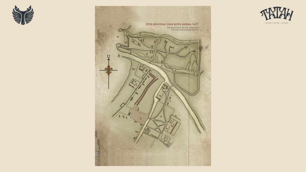 Peta Benteng Dan Kota Japara 1677