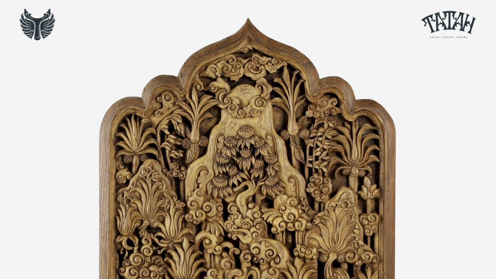 Relief Lanskap Meru Mantingan Jepara